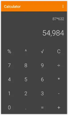 Simple Calculator android App screenshot 0